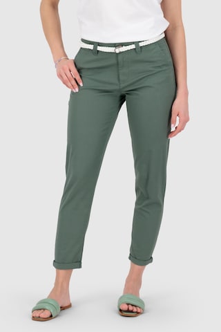 alife & kickin Slimfit Nadrág 'HirokoAK A' - zöld: elől