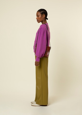 FRNCH PARIS Regular Trousers 'Zita' in Green