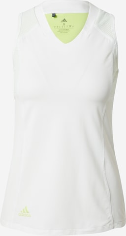 ADIDAS GOLF - Top deportivo en blanco: frente