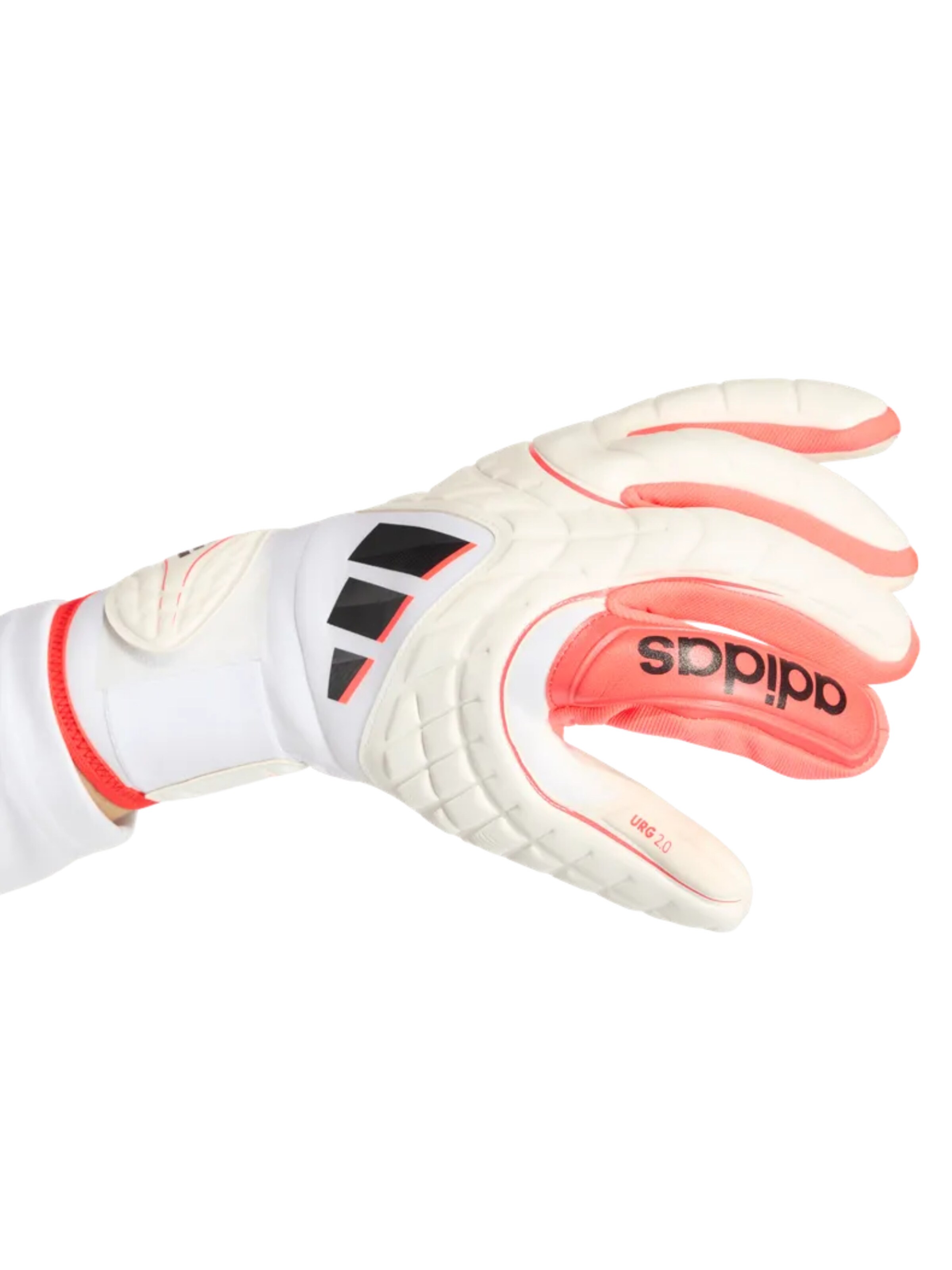 ADIDAS PERFORMANCE Sporthandschuhe 'Copa Pro Fingersave Born for Goals'‌‌‌‌‌‌‌‌‌ in Weiß