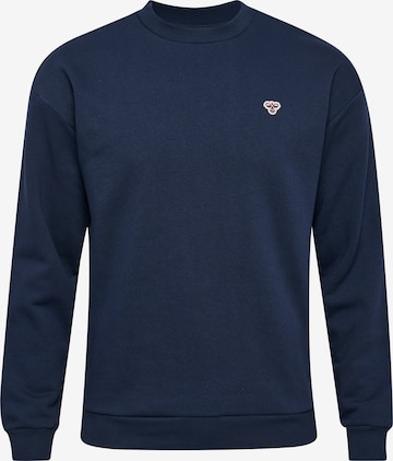 Hummel Sweatshirt in Blauw: voorkant