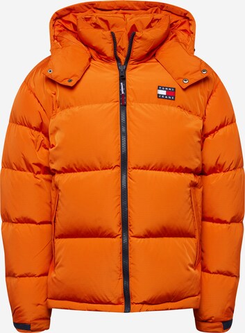 Tommy Jeans - Casaco de inverno 'Alaska' em laranja: frente