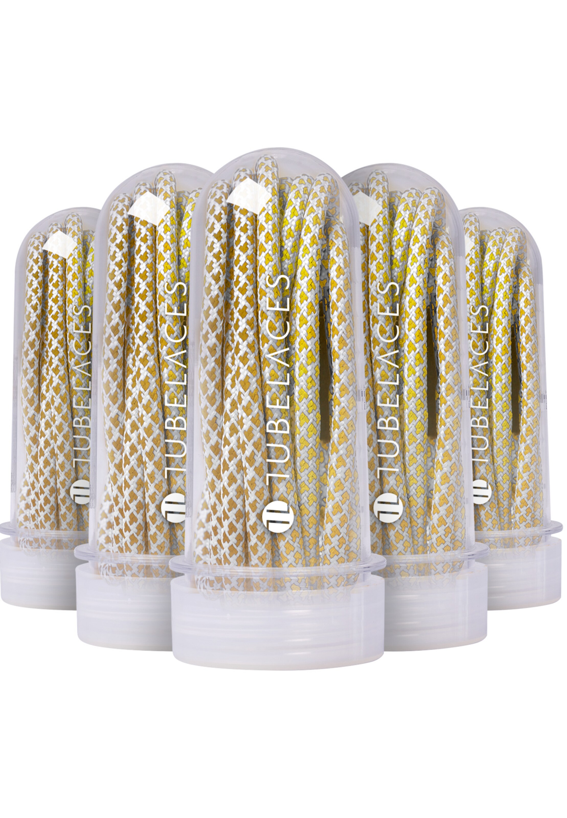 TUBELACES Schnürsenkel in Gelb