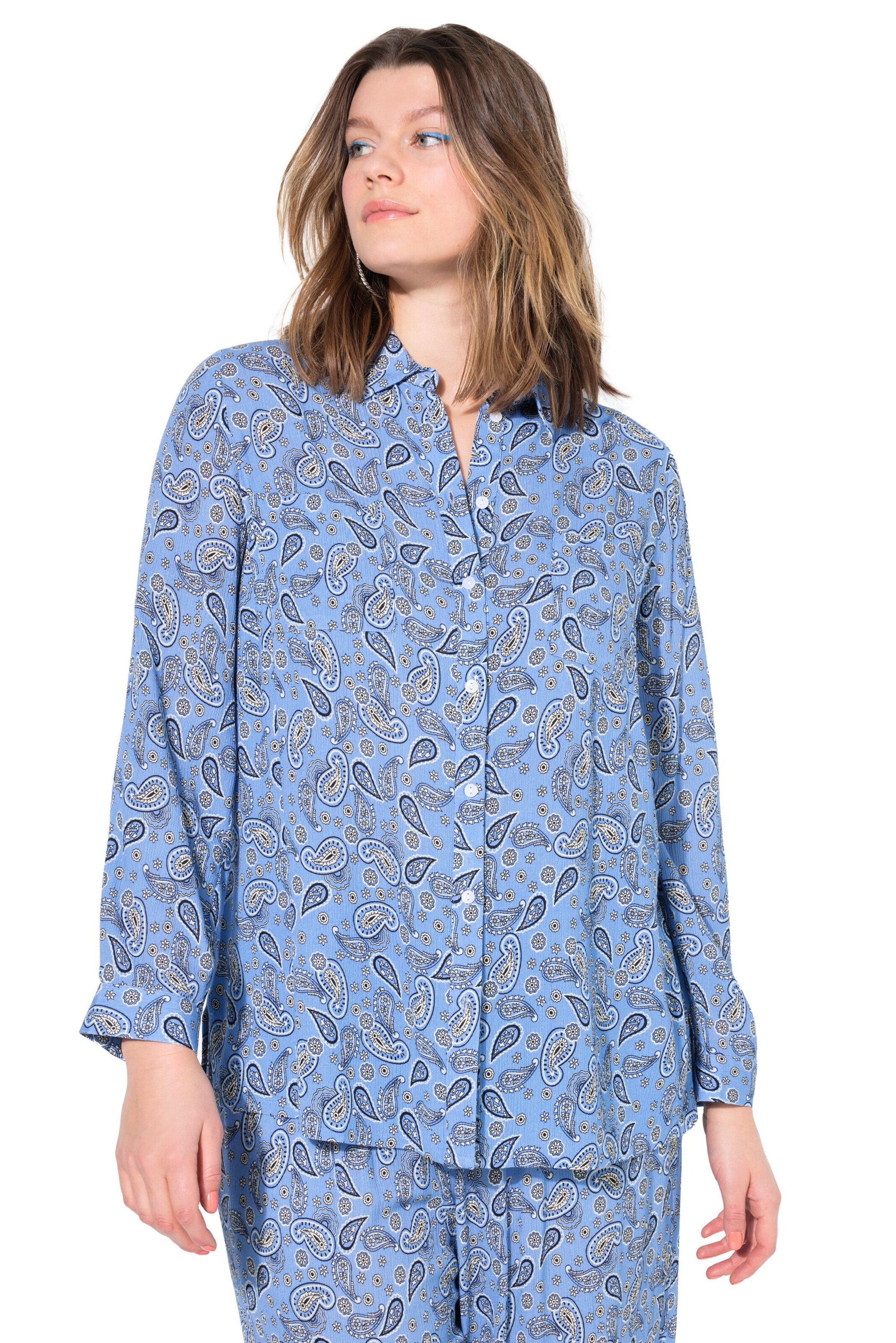 Studio Untold Bluse in Blau: Vorderseite