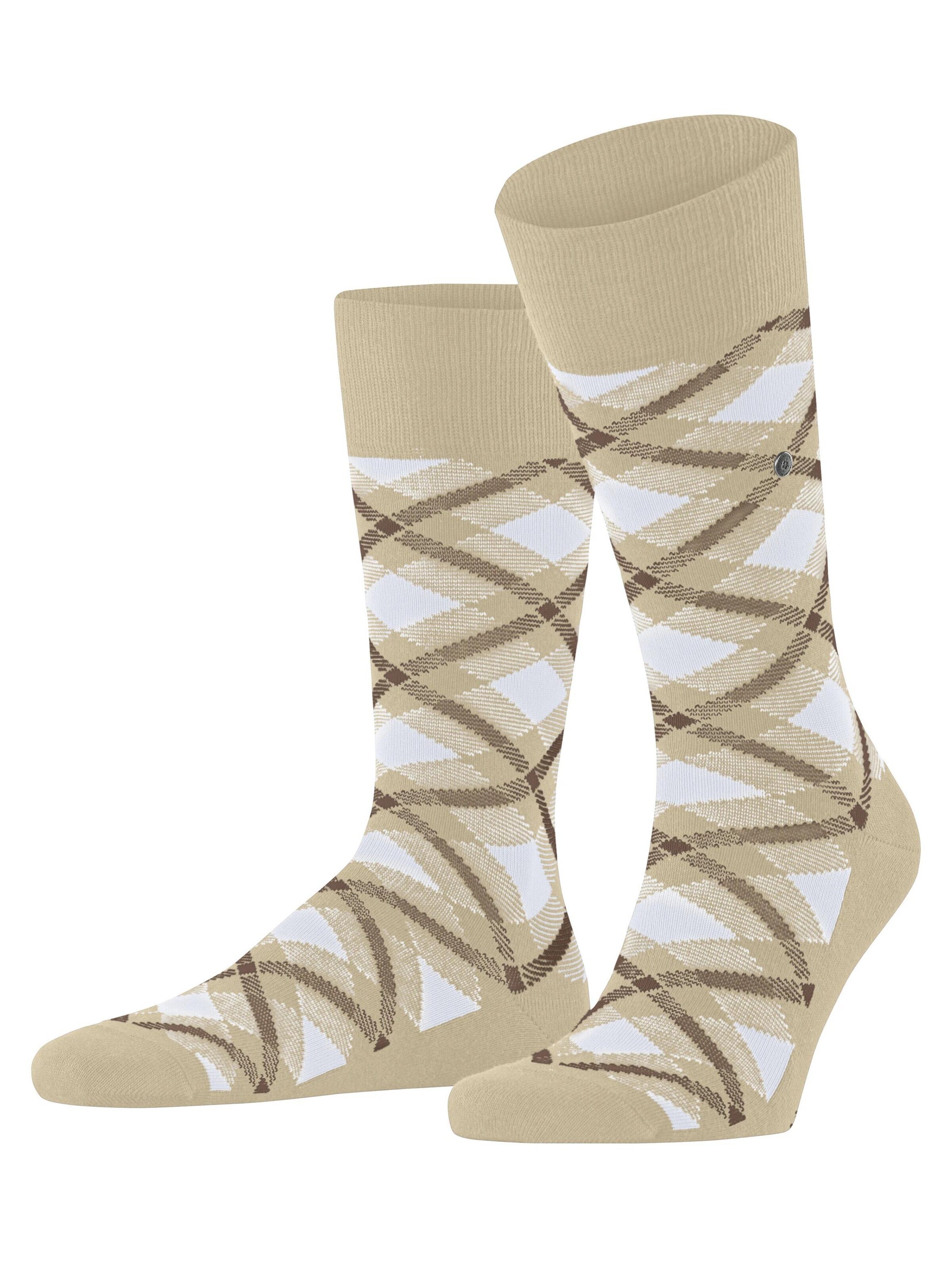 BURLINGTON Socken 'Tartan'‌ in Beige: Vorderseite
