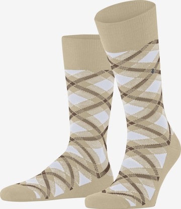BURLINGTON Socken 'Tartan' in Beige: Vorderseite