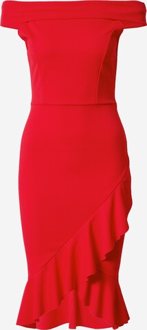 WAL G. - Vestido de gala en rojo: frente