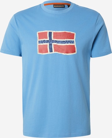 NAPAPIJRI T-Shirt 'MAHSA' in Blau: Vorderseite