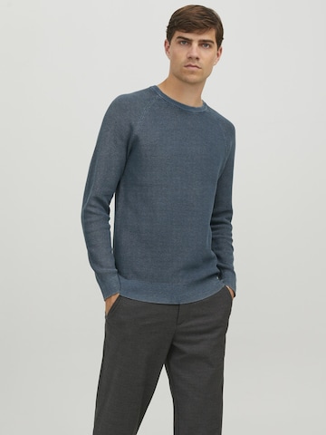JACK & JONES Sweater 'Matt' in Blue: front