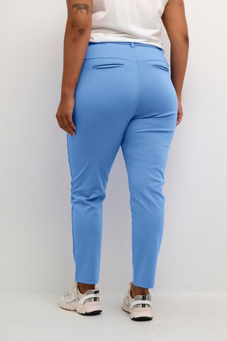 KAFFE CURVE Regular Trousers 'jenna' in Blue
