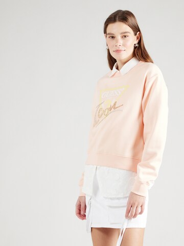 GUESS Sweatshirt in Orange: Vorderseite