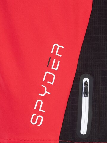 SpyderTehnička sportska majica - crvena boja