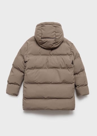 MANGO KIDS Coat 'Afrilong' in Brown