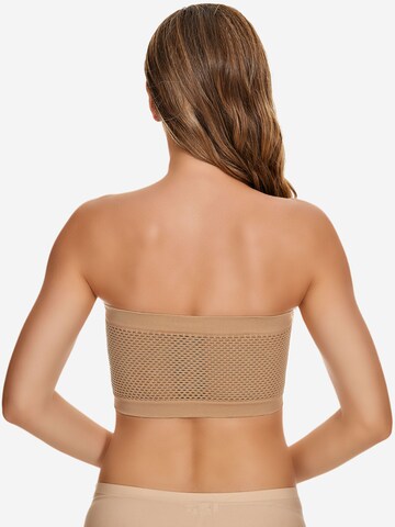 Magicshe Top 'Tube Top' in Beige