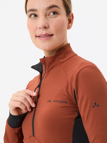 VAUDE Functioneel shirt 'Kuro' in Bruin