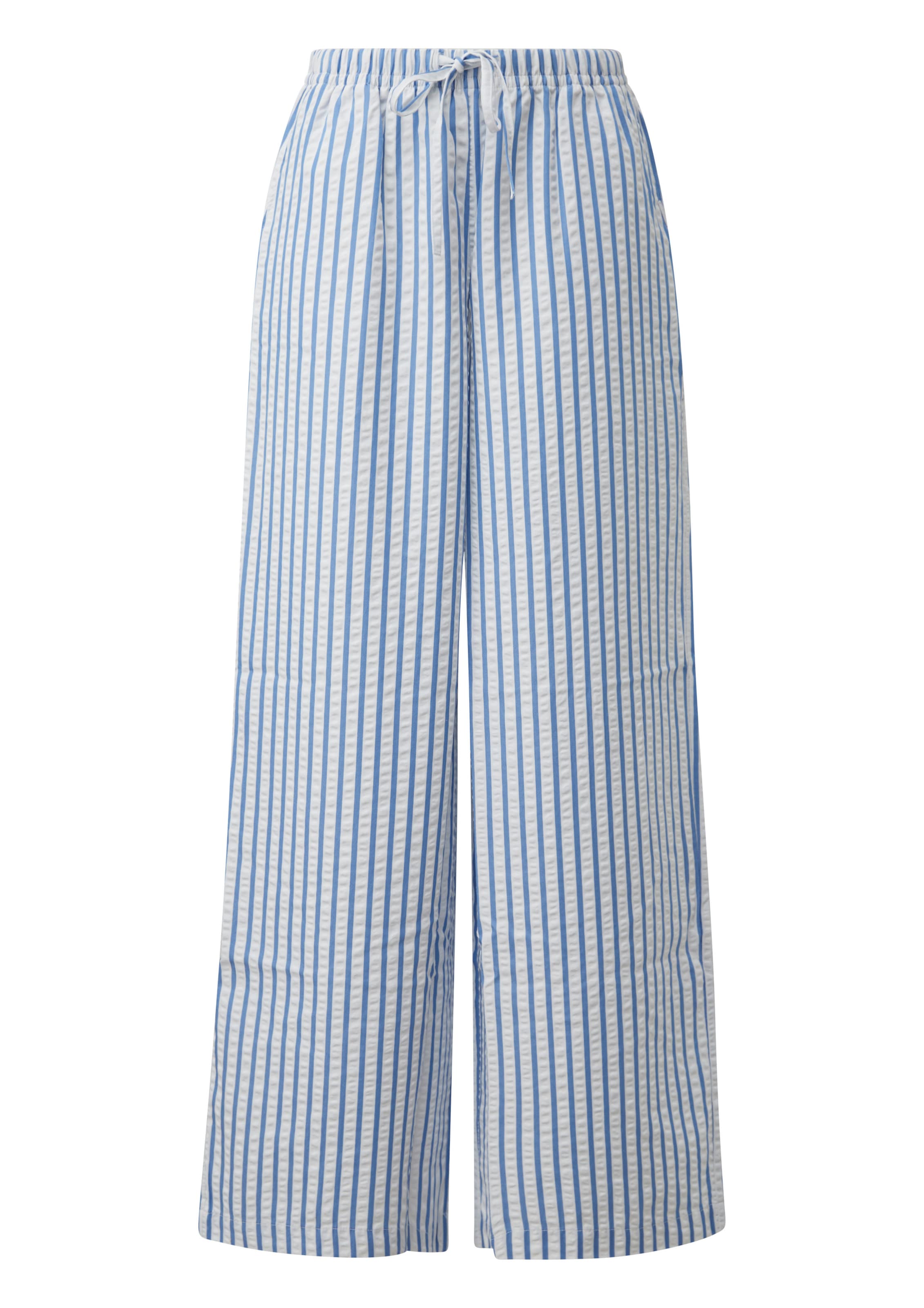 QS Regular Trousers in White: front