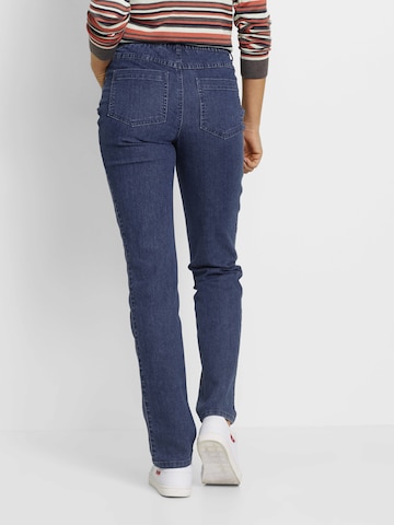 bonprix Tapered Jeans in Blau