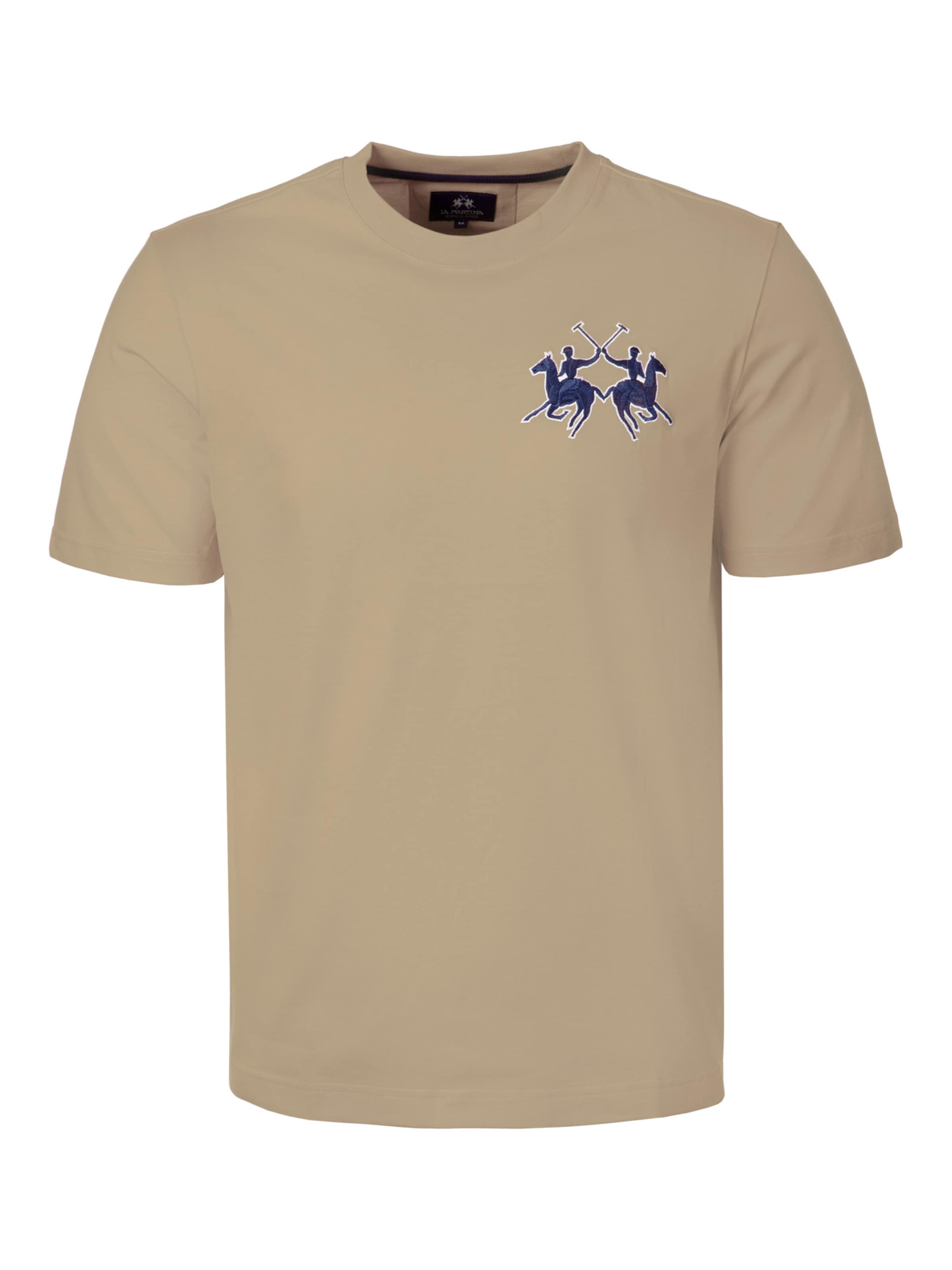 La Martina - Camisa em bege: frente