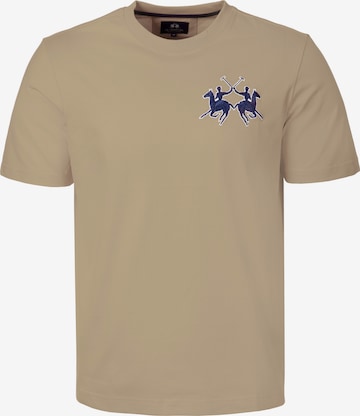 La Martina - Camisa em bege: frente