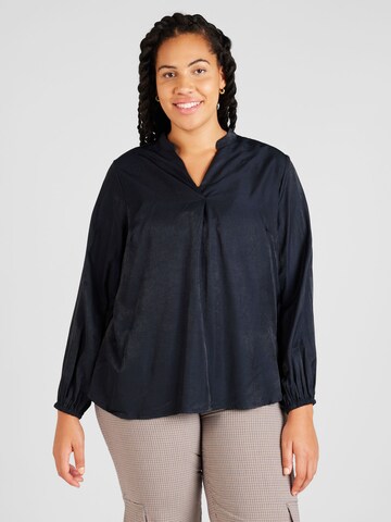 ONLY Carmakoma Blouse 'KALANA' in Blauw: voorkant