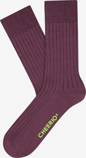 CHEERIO* Socken 'Tough Guy' in lila, Produktansicht