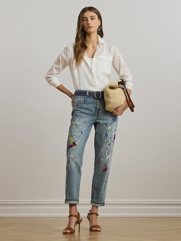 mėlyna Lauren Ralph Lauren Siaurėjantis Džinsai