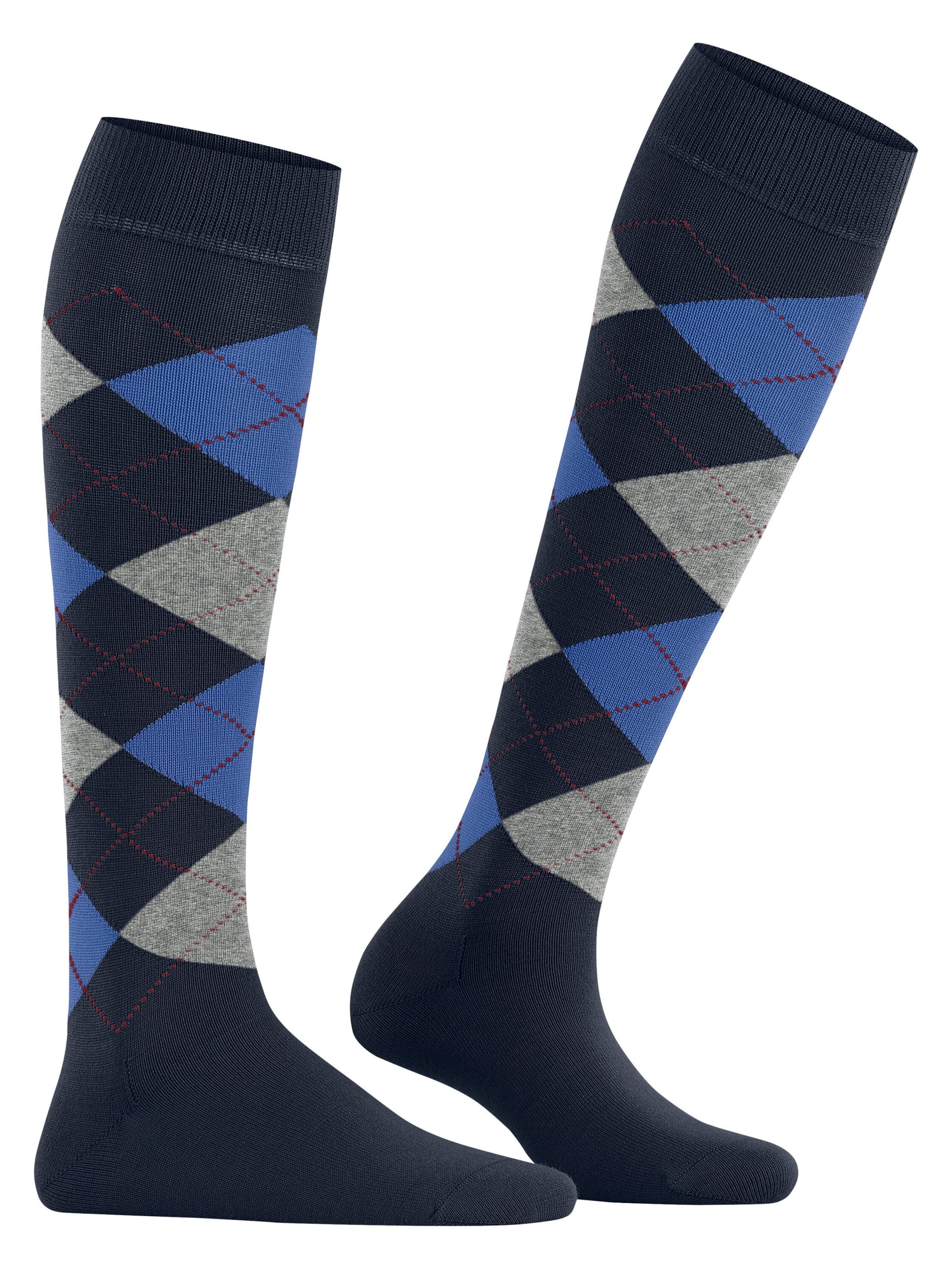 BURLINGTON Overknee Strümpfe 'Marylebone'‌‌‌‌ in Blau