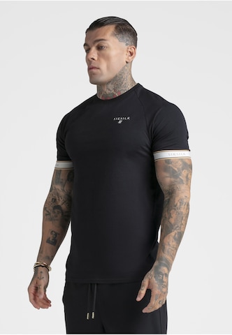 SikSilk Koszulka 'Tech' w kolorze czarny