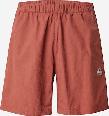 QUIKSILVER Loosefit Outdoorbroek 'Volley' in Bruin: voorkant
