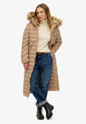 Manteau mi-saison 'Fuji' Superdry en beige
