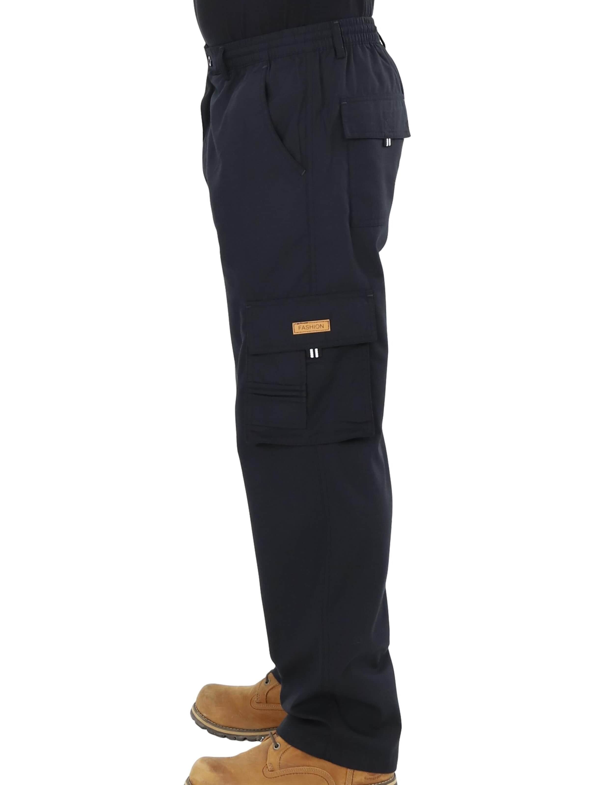 Ben Creek Regular Cargohose‌‌‌‌‌‌ in Schwarz