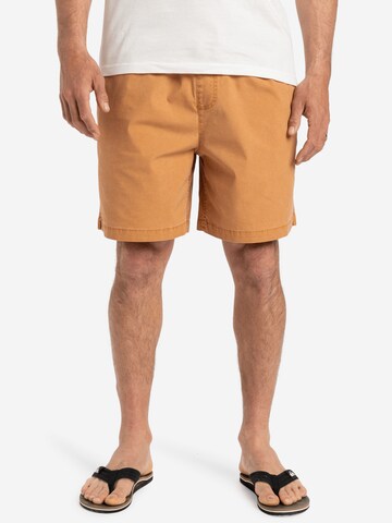 QUIKSILVER Shorts 'Taxer Ws' in Braun: Vorderseite