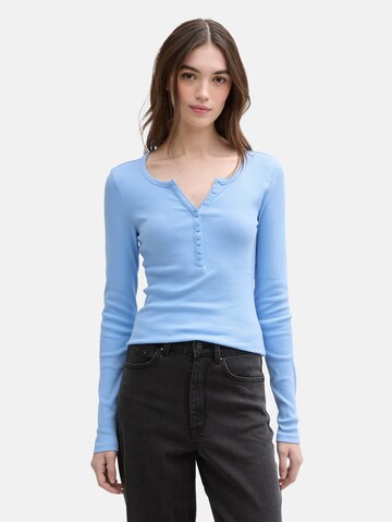 T-shirt TOM TAILOR DENIM en bleu : devant