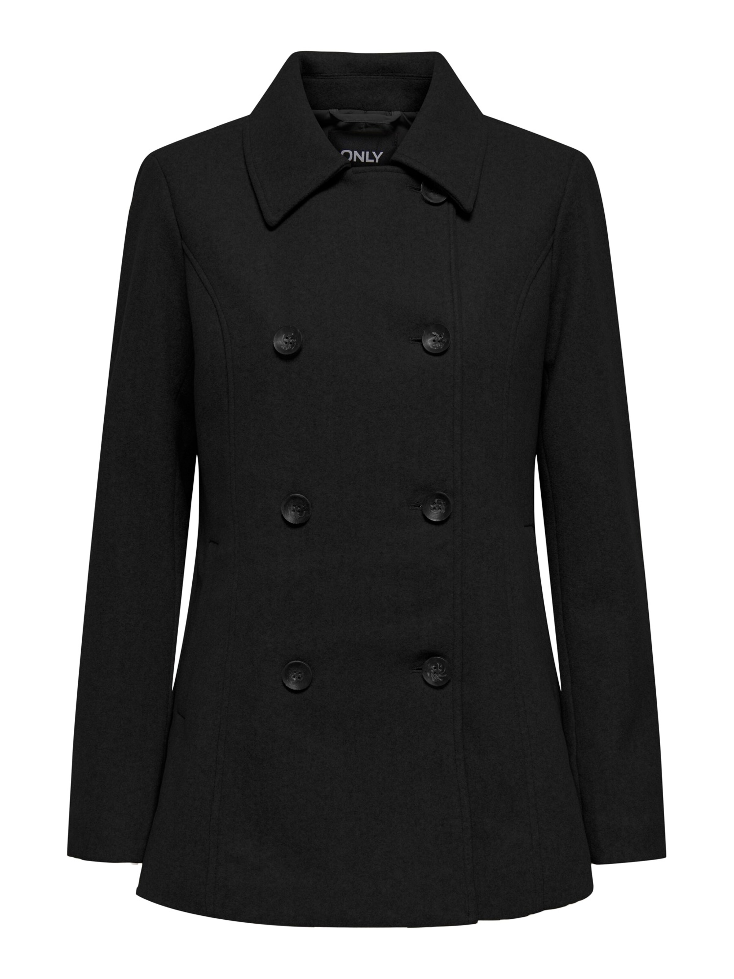 Manteau mi-saison 'ONLBLAKE' ONLY en noir : devant