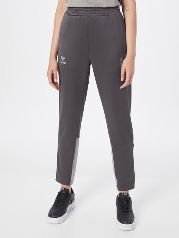 Regular Pantalon de sport 'GG12 Action' Hummel en gris : devant