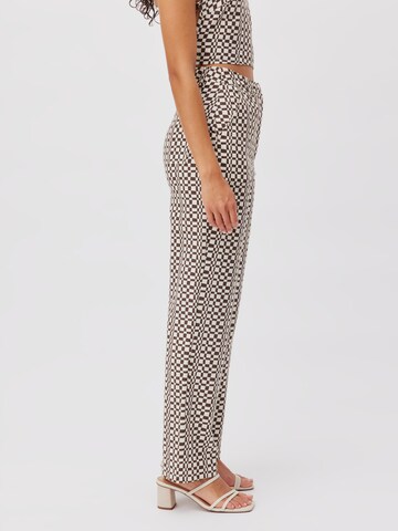 Wide Leg Pantalon 'Eske' LeGer by Lena Gercke en marron