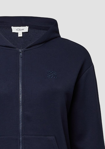 Veste de survêtement s.Oliver en bleu