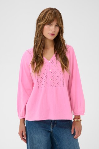CULTURE Blouse 'CUannbritt' in Roze: voorkant
