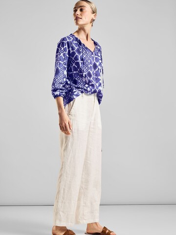 STREET ONE Bluse in Blau
