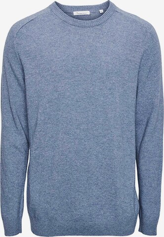 KnowledgeCotton Apparel Sweater 'FIELD' in Blue: front