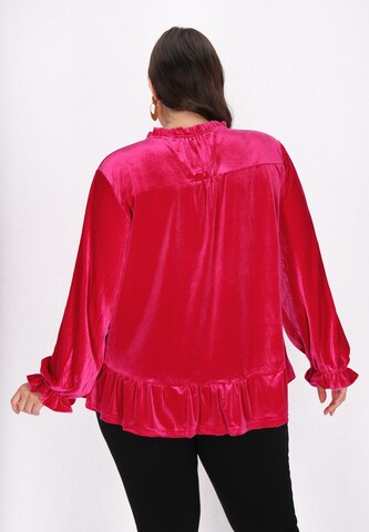 faina - Blusa em rosa