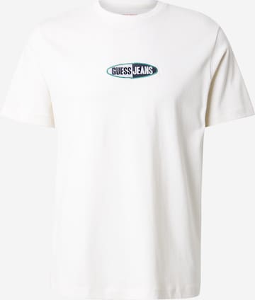 GUESS JEANS T-Shirt in Weiß: Vorderseite