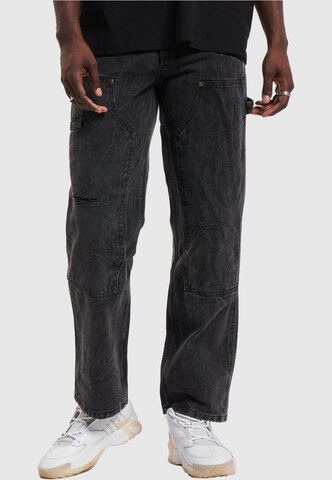 Karl Kani Loosefit Jeans in Zwart: voorkant