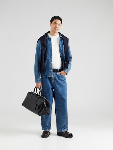 balta Karl Lagerfeld Marškinėliai