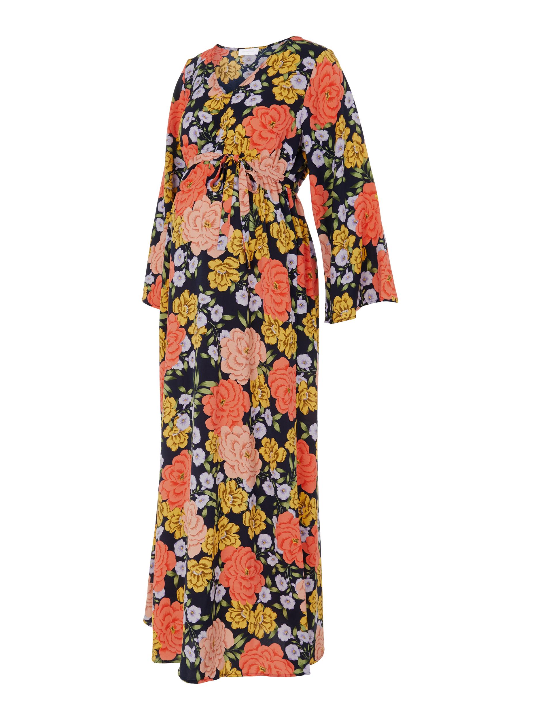 BijjP Moda ciążowa MAMALICIOUS Sukienka Anta w kolorze Granatowym 