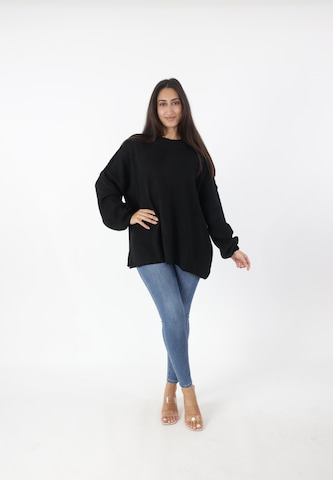 Pullover di Elara in nero: frontale