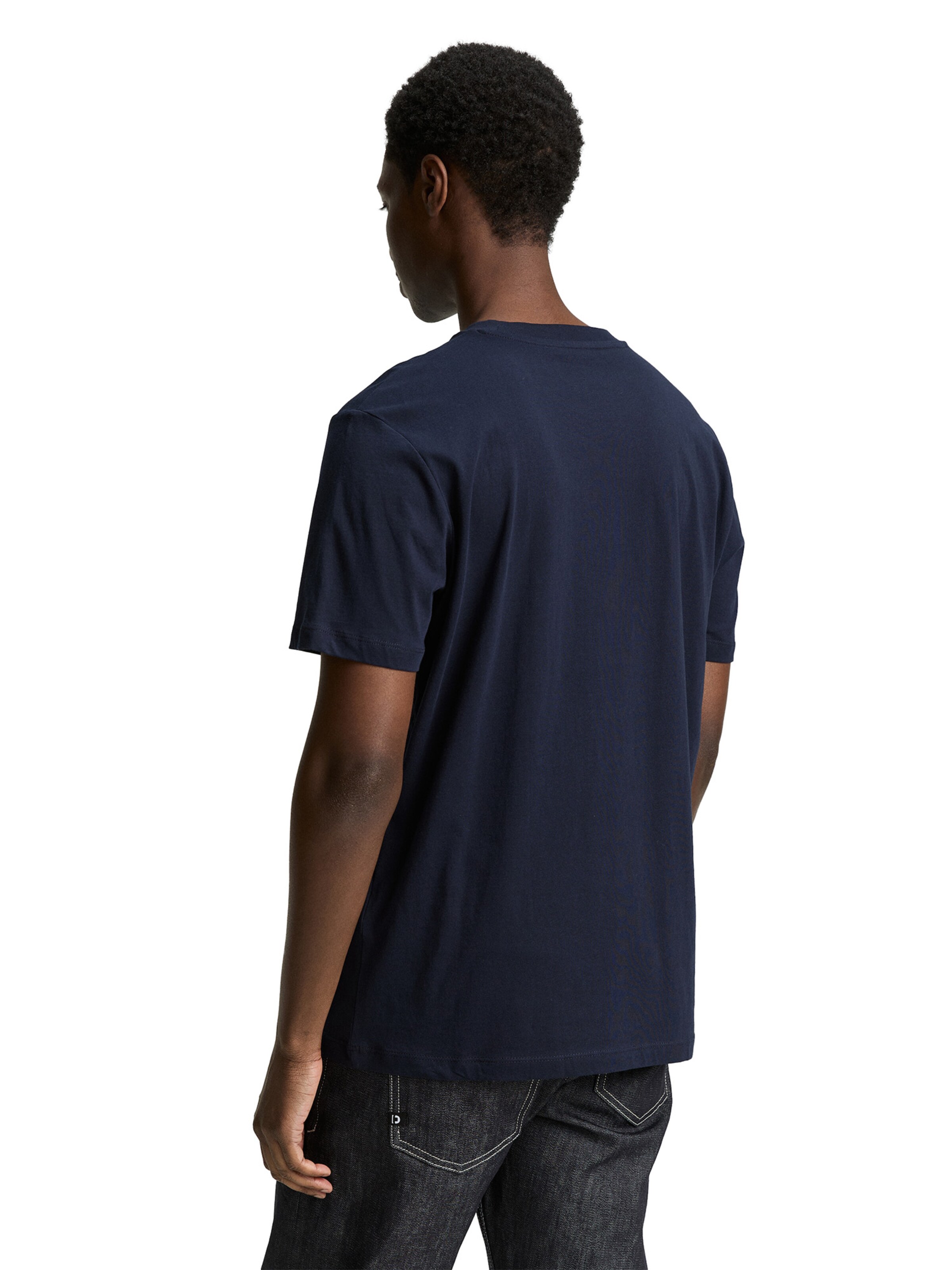 TOM TAILOR DENIM Tričko - Modrá