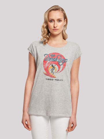 F4NT4STIC Shirt 'The Beach Boys' in Grey: front