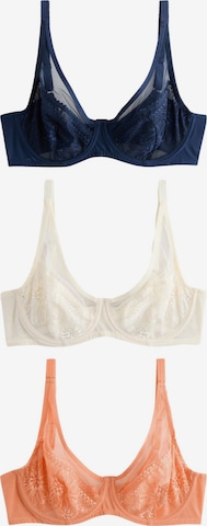 NextBustier Grudnjak - plava boja: prednji dio