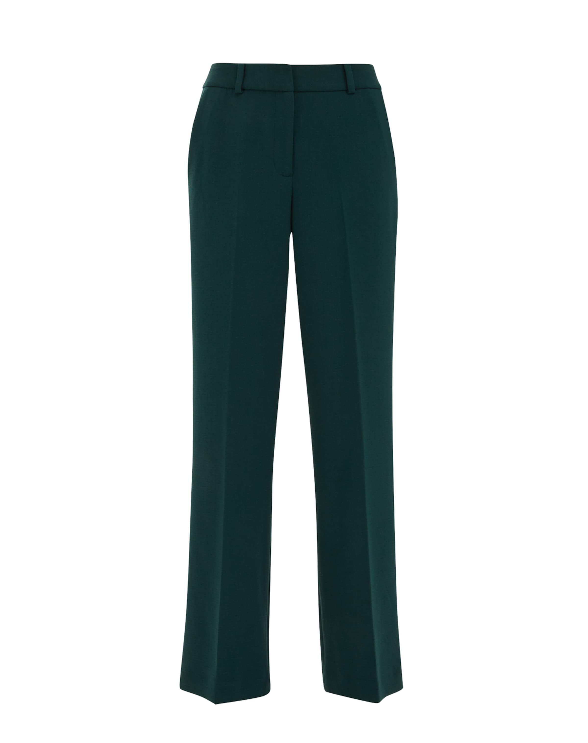 WE Fashion Обычный Плиссированные брюки в Зеленый: спереди